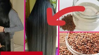 FLAX SEED HAIR MASK:for healthy fast growing hair in ONE NIGHT