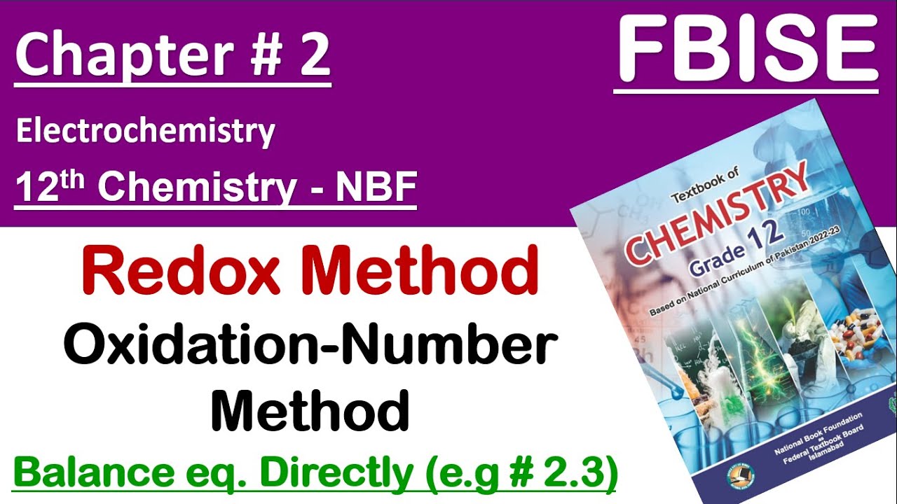 Class 12 chemistry / Chapter#2 / Balancing equation by Oxidation Number ...
