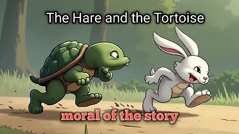 The Rabbit and the tortoise/Moral story in English for kids/@kids stories