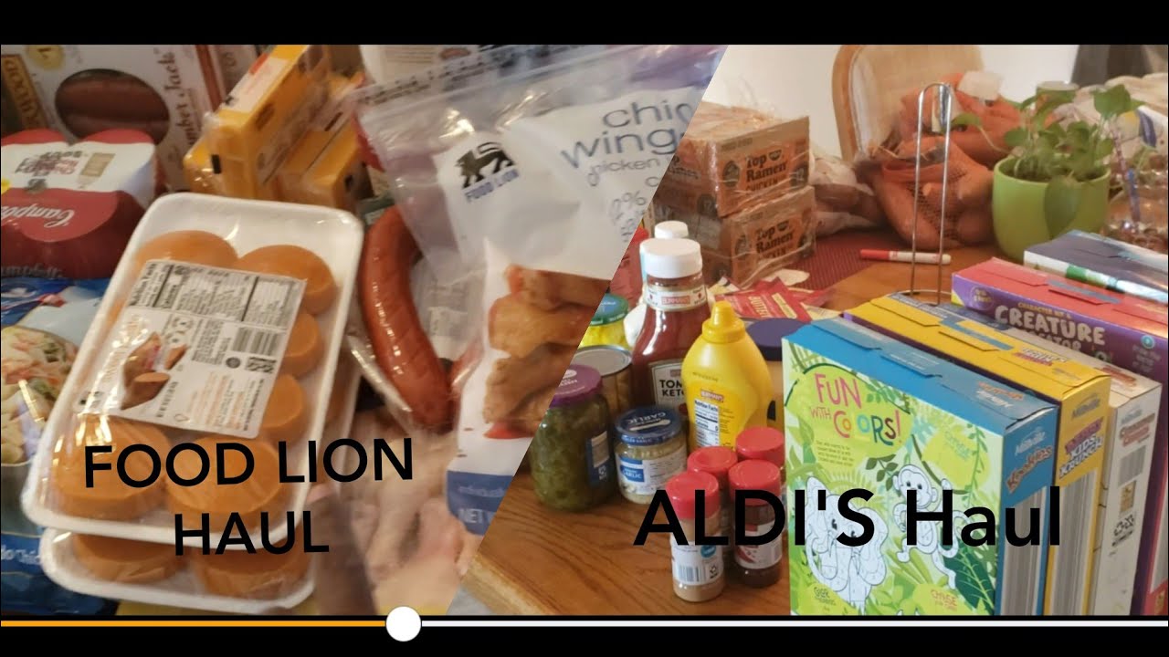 Bossmas 12 13 Aldi S And Food Lion Grocery Haul Youtube