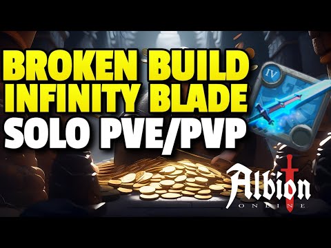 Infinity Blade Build is BROKEN!! | Solo Player Build Guide PvPPVE in Albion Online 2024