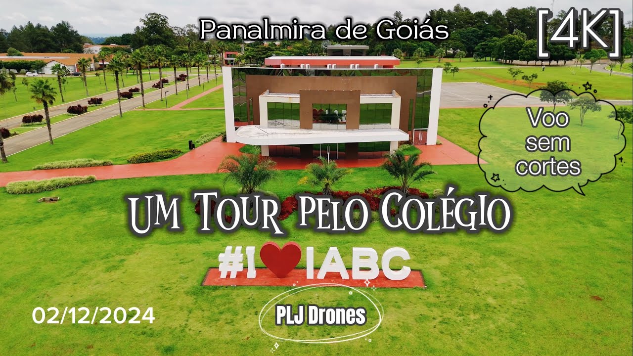 216 - 4K - Drone - Um Tour pelo Colégio IABC #escola #colegio #internato #educacaoadventista #goiás