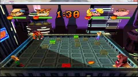 Crash Bash - PS1 Gameplay
