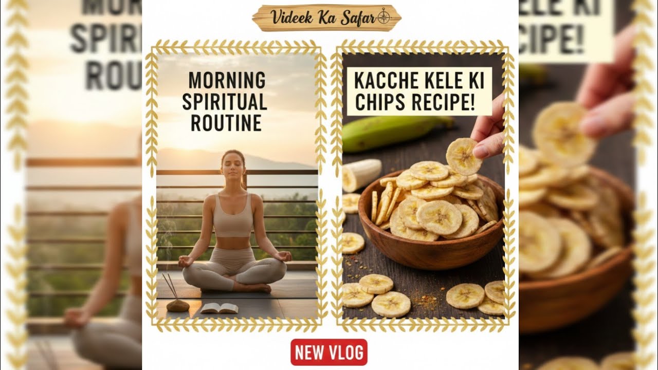 Vlog 65 | My Morning Routine | Housewife Daily life | Banana Chips Recipe | Kacche kele ki chips #yt