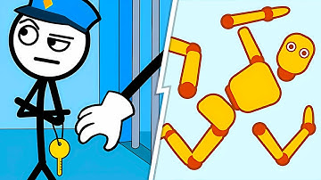 Thief Puzzle vs Ragdoll Break 💥🧠 Satisfying Levels Gameplay Walkthrough Android iOS KL8V