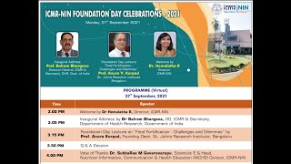 ICMR-NIN Foundation Day Lecture