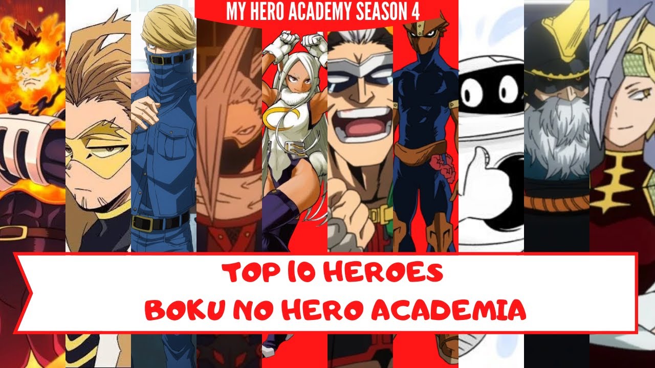 SIAPAKAH TOP 10 HEROES DARI ANIME BOKU NO HERO ACADEMIA? | INDONESIA #