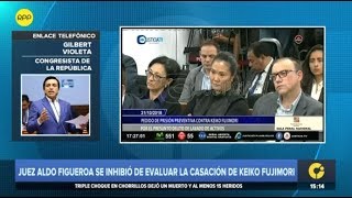 Juez Aldo Figueroa se inhibió de evaluar la casación de Keiko Fujimori