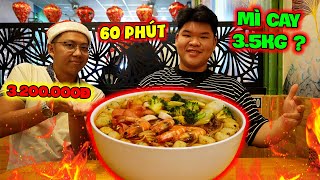 Về Cần Thơ Thử Thách Tô MÌ CAY SIÊU TO KHỔNG LỒ 3.5KG Trong 60 Phút Dương Doubar Có Nhận 3 Triệu?