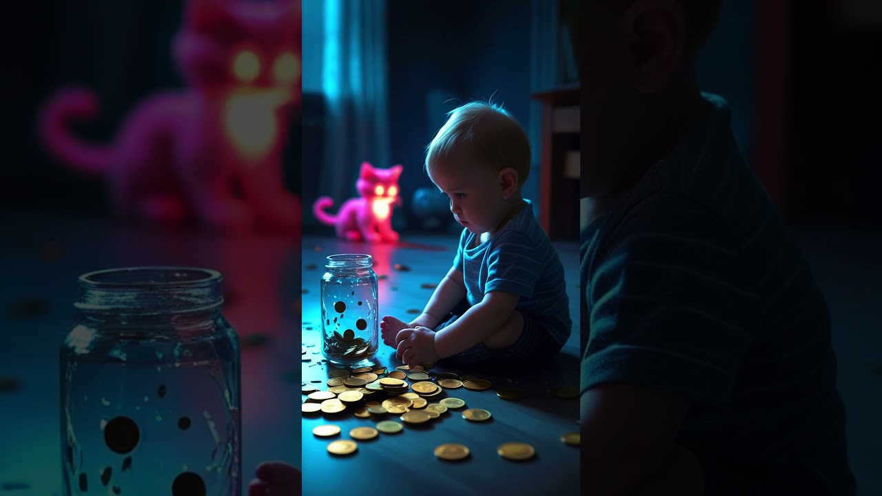 Story with Kitten & Baby Boy 