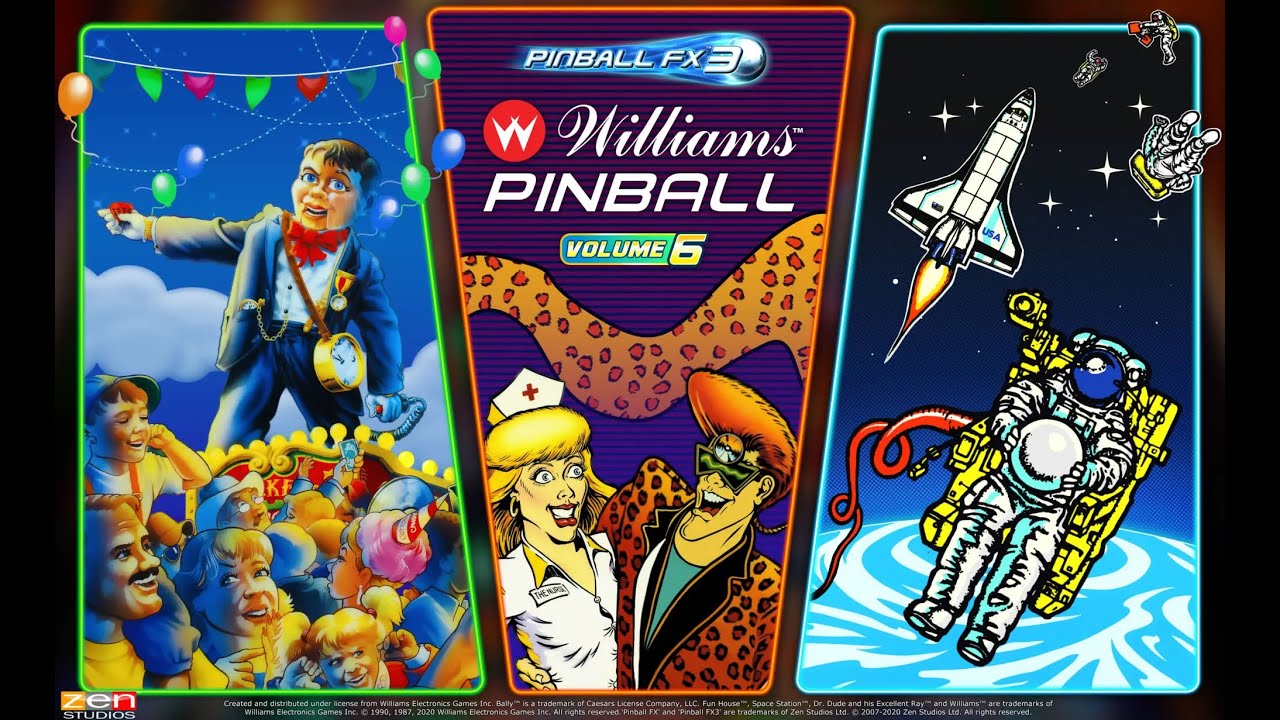 Pnball FX3 Williams Pinball Vol 6 FunHouse Dr Dude Space