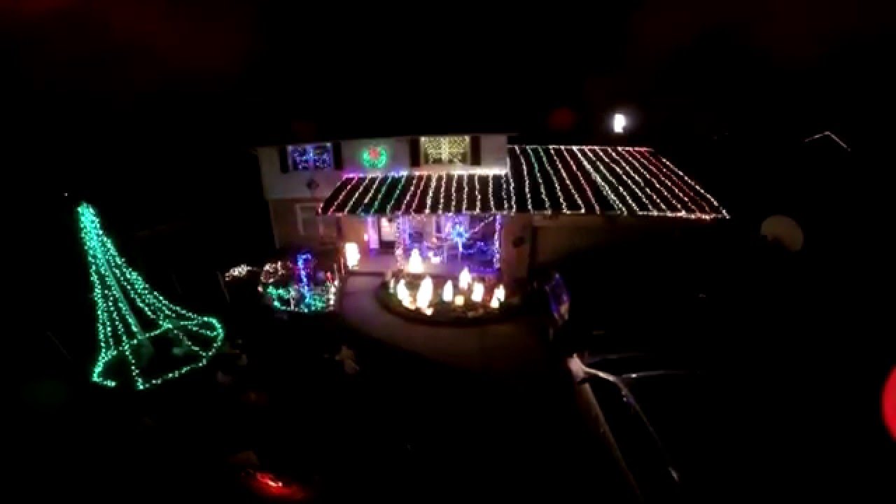 Christmas lights to music First Snow By Trans Siberian Orchestra YouTube