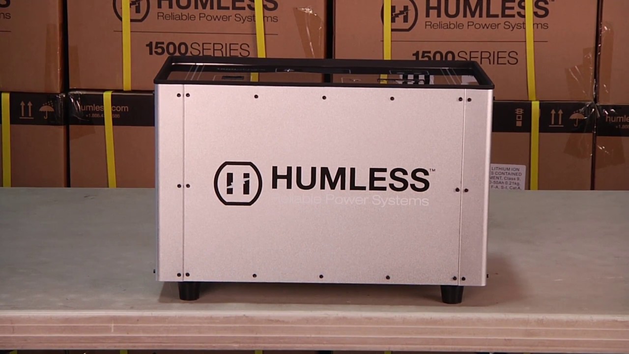 HUMLESS | 1.3 kWh Lithium Battery System Overview - YouTube