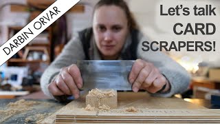 Card Scraper: a cheap, useful tool in the workshop // LIVESTREAM (how to use & sharpen)