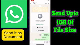 Send Up to 1GB Files on WhatsApp Messenger: Unlock the Secrets to Sharing Large Files Easily!" screenshot 4