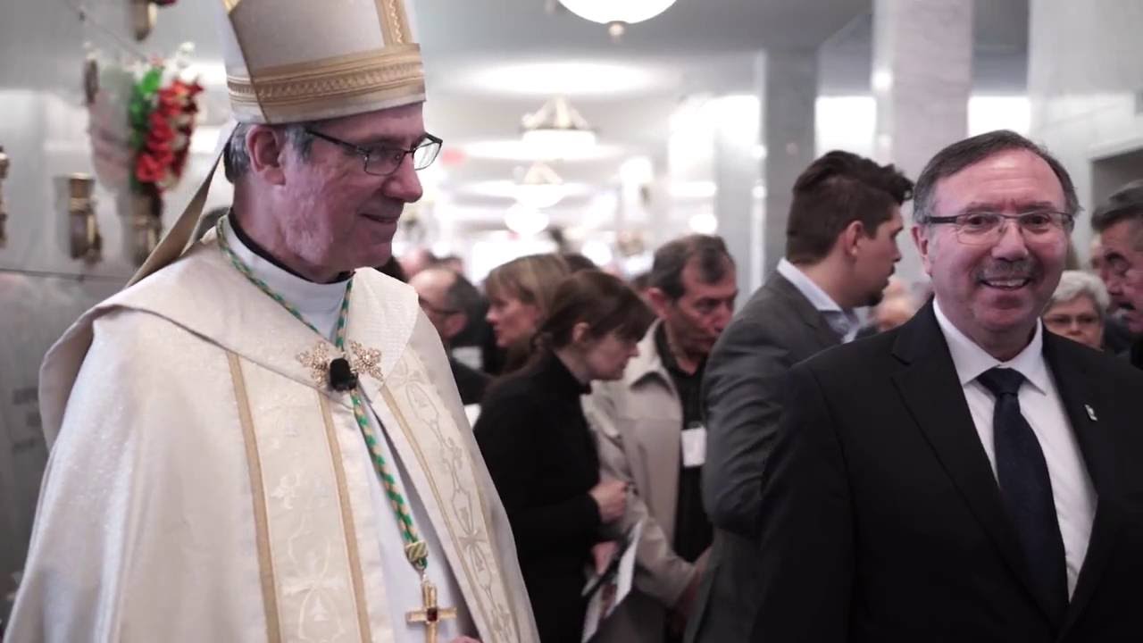 Repos SaintFrançois d'Assise Inauguration mausolée SainteFamille
