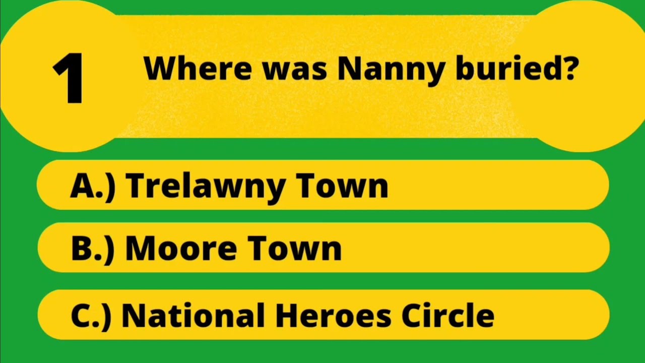 Jamaica Heroes Day Quiz  (How Many Can You Get Correct?)
