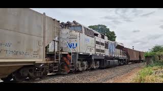 Trem J643 partindo de Uberaba destino Terminal Integrador Uberaba 22/09/2025