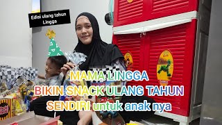 Busuiirt Bikin Snack Ulang Tahun Sendiri Untuk Anak Nya