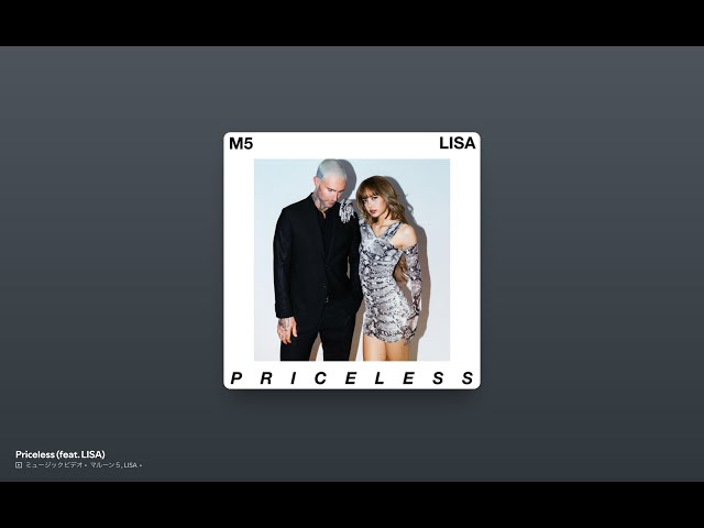 Maroon 5　LISA　Priceless　限定盤　ピクチャーレコード PRICELESS 7