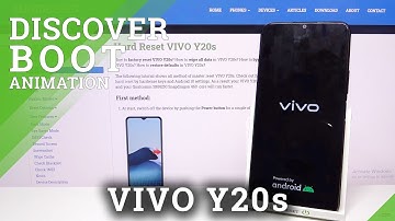 Boot Animation of VIVO Y20s – Welcoming Panel