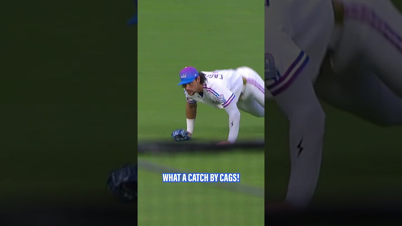 What a catch by Cags! 😮 #kcroyals #divingcatch #jaccaglianone #MLB