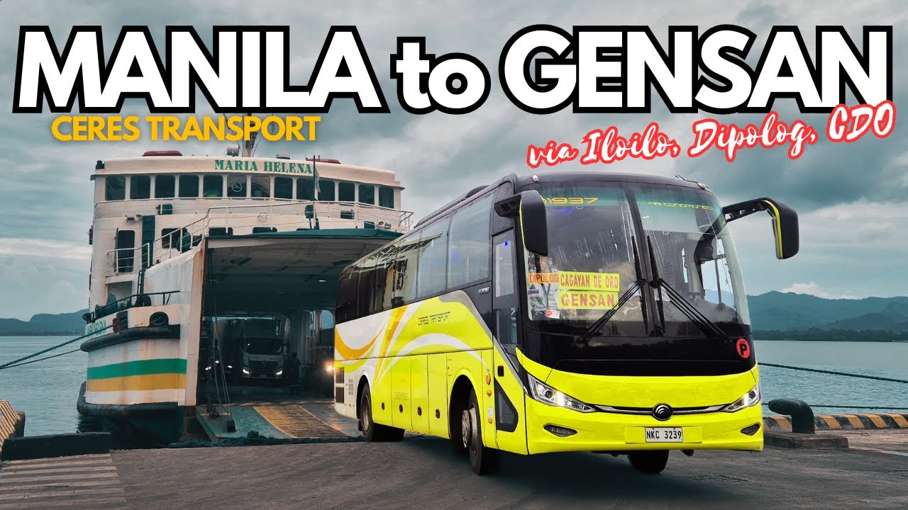The NEWEST longest bus ride in PH | 4D3N trip from Manila to GenSan via Negros, Dipolog, CDO