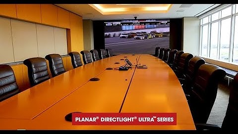 Planar LED Video Walls Relay the Excitement of Motorsports at NASCAR World Headquarters