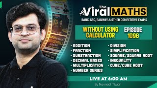 Viral Maths for Bank Exams | Simplification &amp; No. Series Inequality | Arithmetic &amp; DI by Navneet Sir