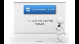 IRD Workbench: 7. Retrieve a Saved Analysis