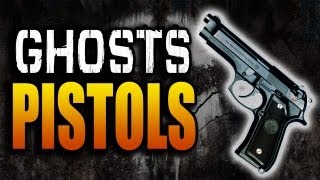 Pistols in Ghosts: .44 Magnum, M9, P226, MP-443 (Call of Duty COD Ghost Gun Weapon Secondary)