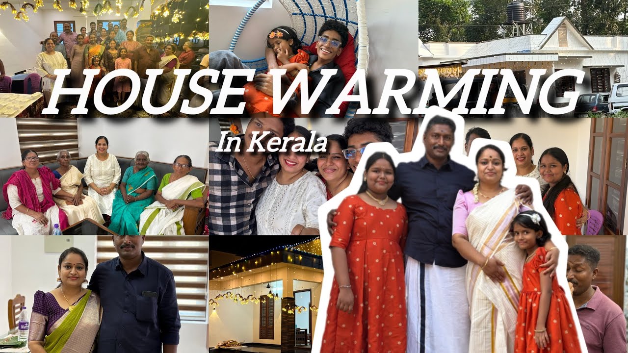 Kerala house warming vlog :-￼ Telugu #kerala #housewarming #vlogging ￼￼