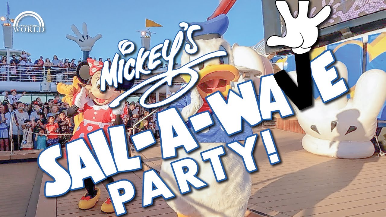 Sail-A-Wave Party Disney Magic 2023