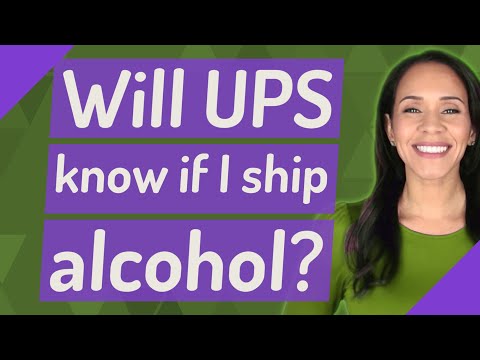 Will UPS know if I ship alcohol?