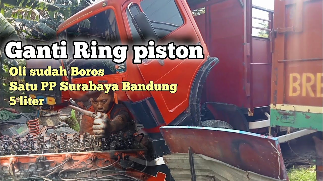 Dodos mesin|| ganti Ring piston karena mesin sudah ngobos.
