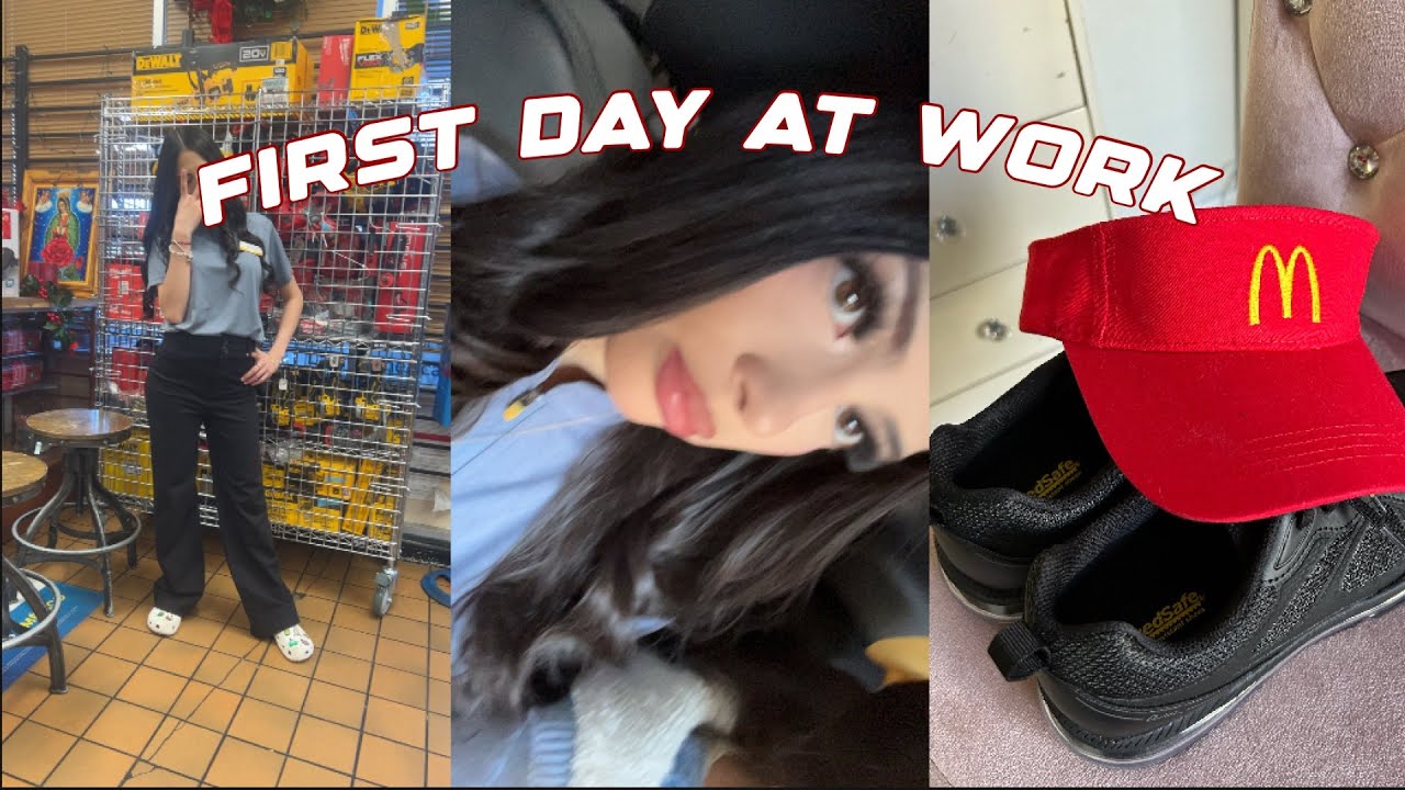 Первый рабочий день в Макдоналдсе 😛