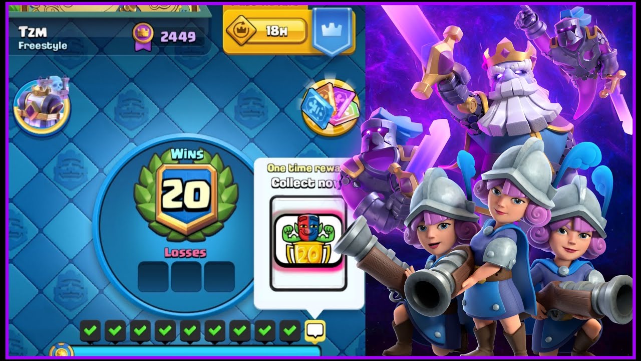 20 Wins with Three Musketeers Deck.!