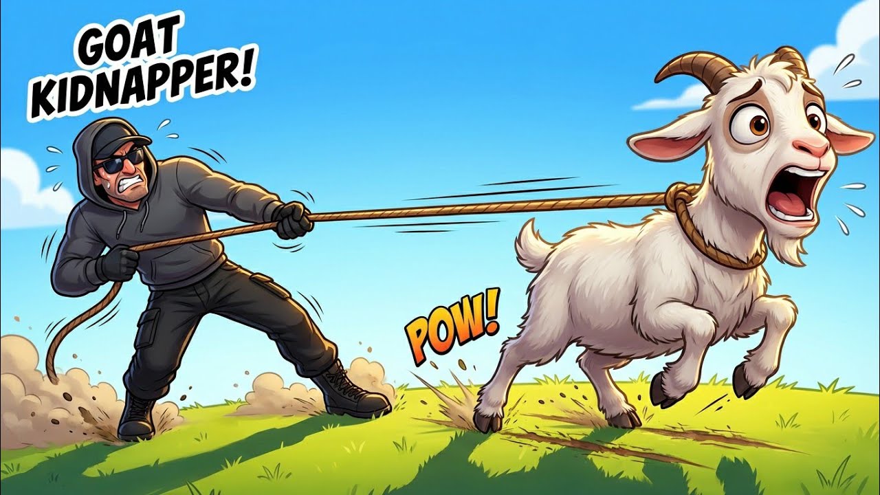 Goat Kidnapper Caught! 5 Brave Goats Rescued by Police | Animated Story