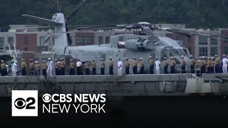 Parade Of Ships On The Hudson River Kicks Off Fleet Week