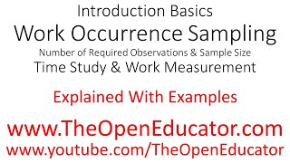 Famous How to Determine Work Occurrence Sampling, Observations, and Sample Size Explained with Examples Profile