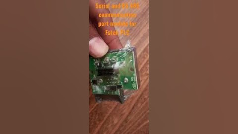 Fatek PLC RS485 and serial communication ports module