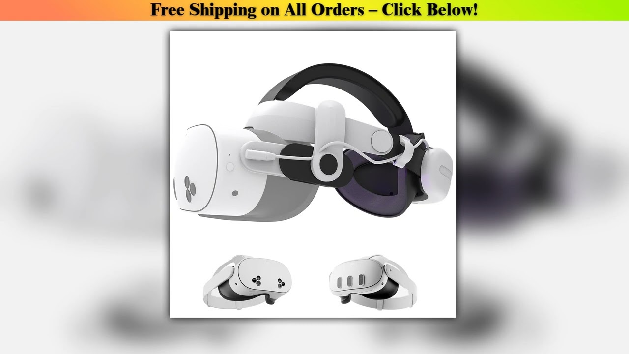 for Oculus/Meta Quest 3 and Meta Quest 3s  Battery head strap VR Accessory  Extended Playtime