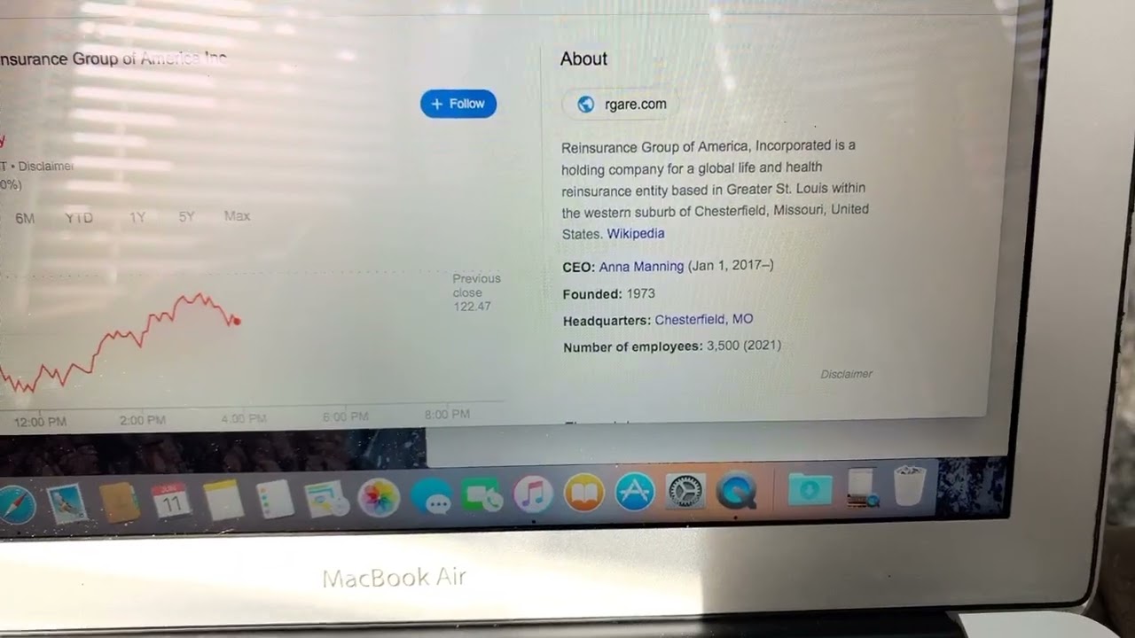 🔴 Reinsurance Group of America Inc RGA Stock Trading Facts 🔴