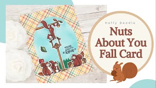 Nuts About You Fall Scene Card