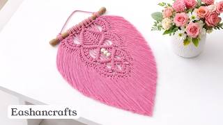 Celebrity Macrame Leaf Wall Hanging | Macrame Wall Hanging Tutorial Net Worth