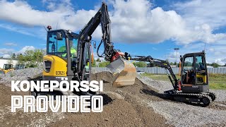 The introduction of Volvo ECR25 Electric excavator by Volvo Construction Equipment Finland FIN 2022