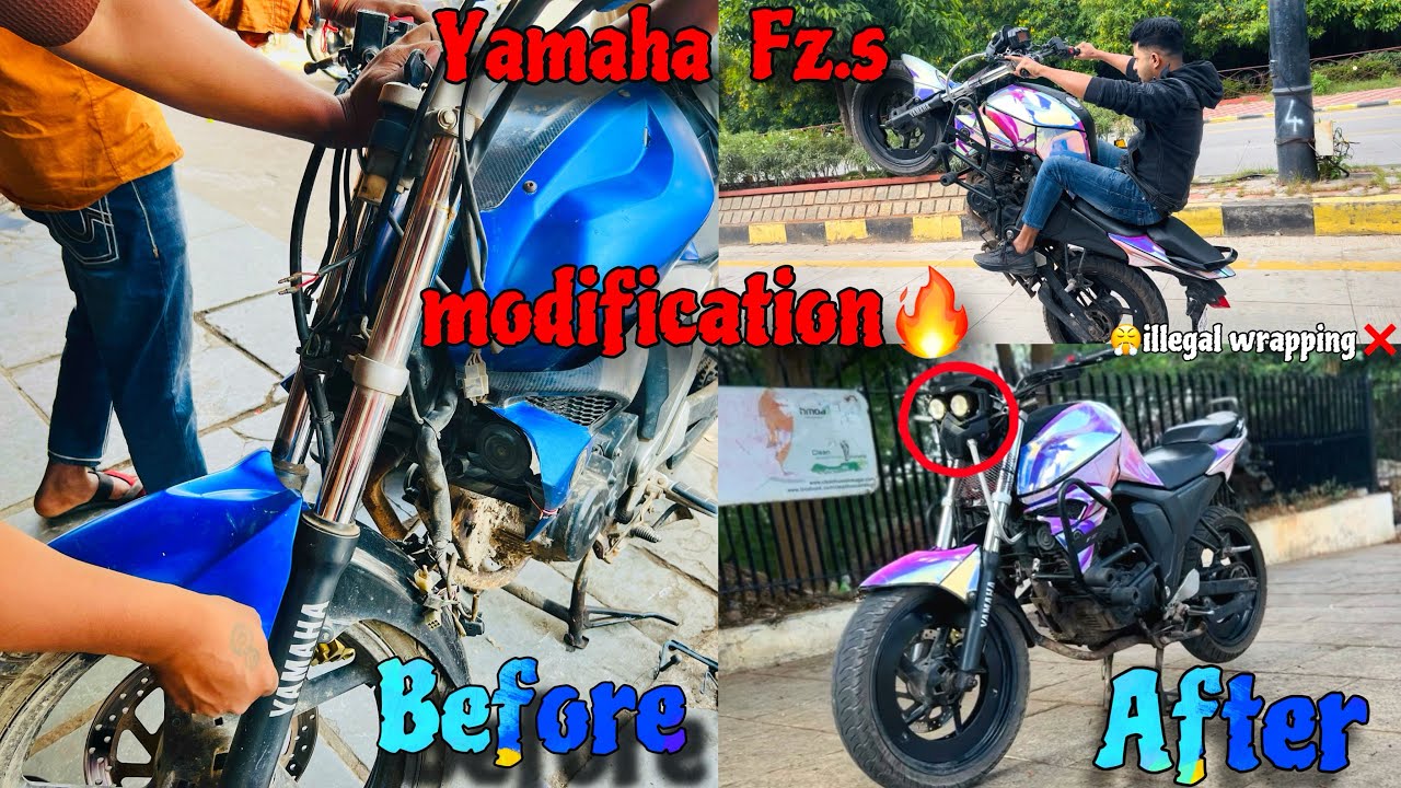 Yamaha Fz.s modification #zaynrider46 #modified #yahama #nocopyright ...