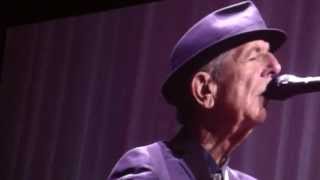 Leonard Cohen live in Brussels Sisters of Mercy 30th June 2013