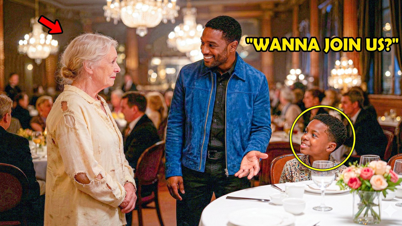 No One Celebrated Her Birthday, Until a Father and Daughter Invited Her to Dinner