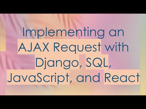 Implementing an AJAX
